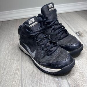 Nike Black and Gray High-Top Sneakers